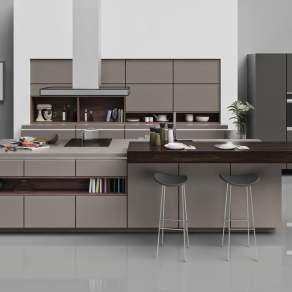 现代橱柜组合3D模型下载